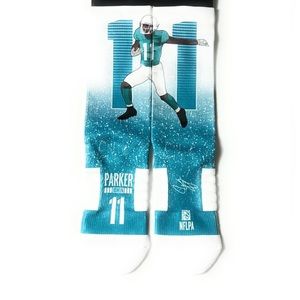 NFL Miami Dolphins Devante Parker Socks- M/L